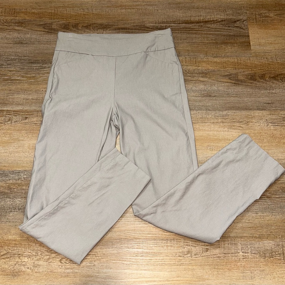 Tribal Women's Skinny Pants in Light Gray
